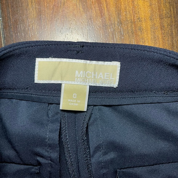 Michael Kors Blue and White Wide Leg Pants - Picture 5 of 10